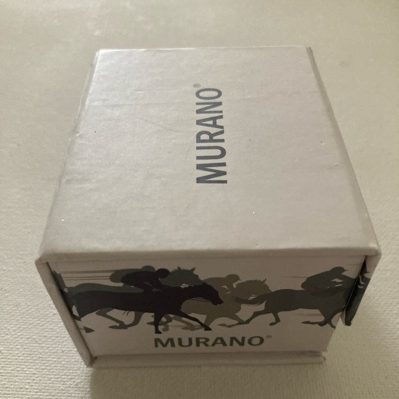 Mens Murano Corsa Di Cavalli Collection Cufflinks Horseshoe - Picture 6 of 7